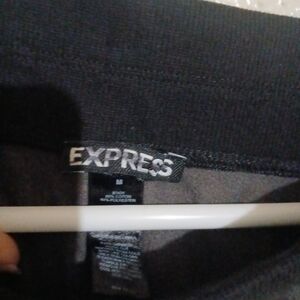 Express Black Top - Classic Crewneck